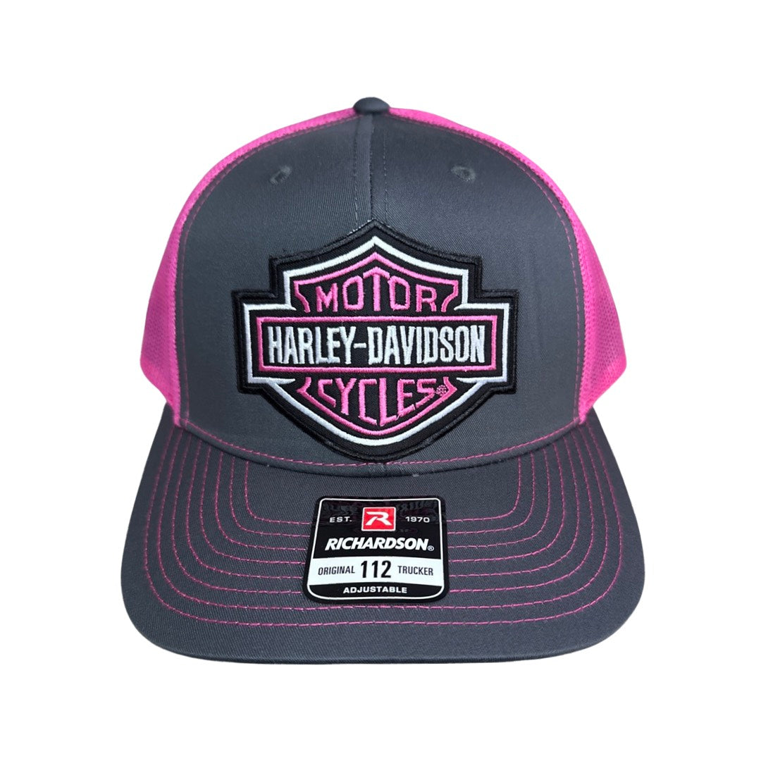 Harley Davidson Pink and Gray