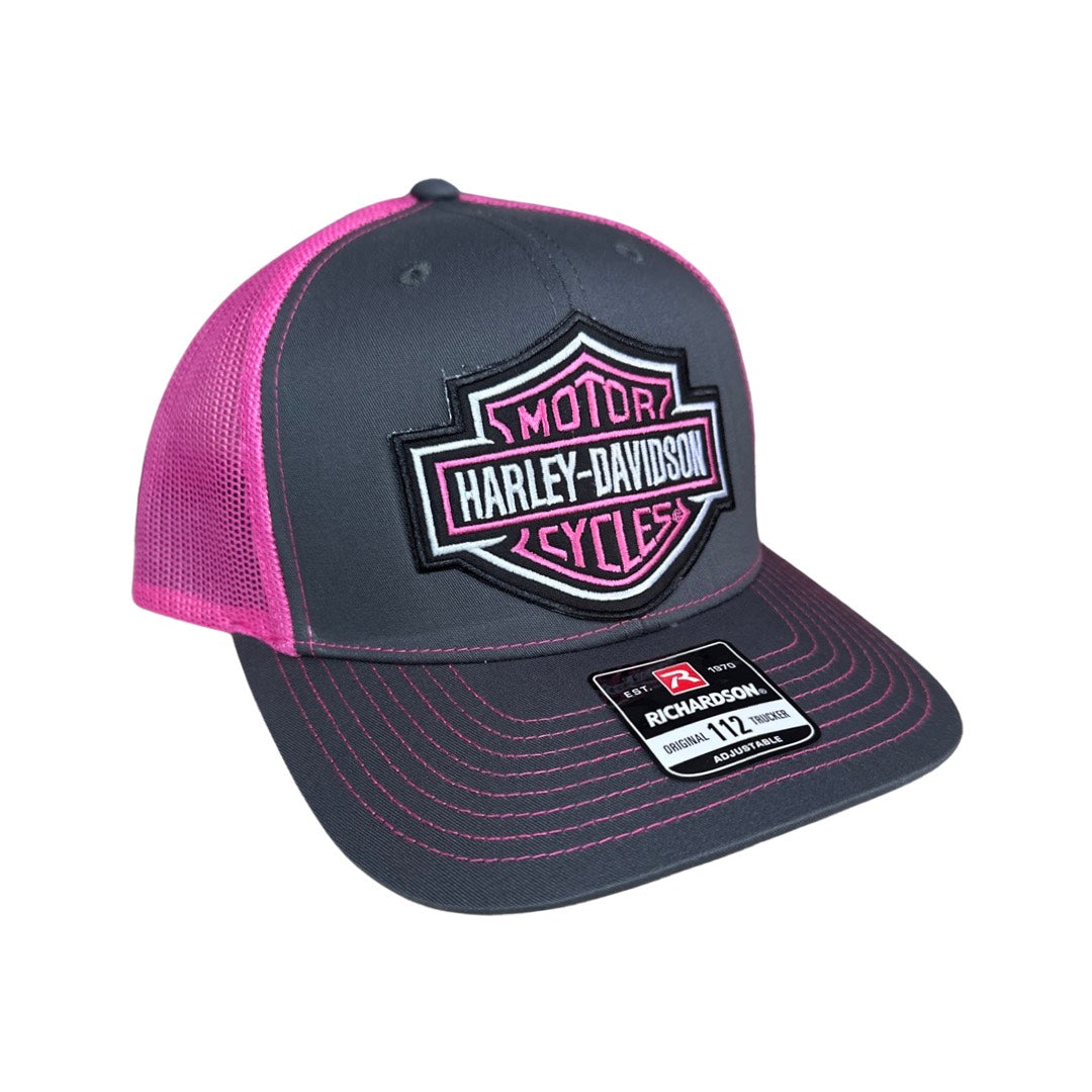 Harley Davidson Pink and Gray